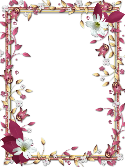 Frame for writing editable text without background and in png format