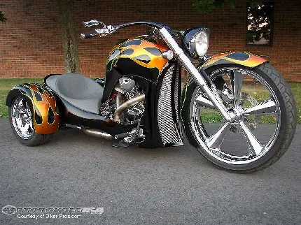 Images of New Three-Wheel Motorcycle Models with Full HD Quality