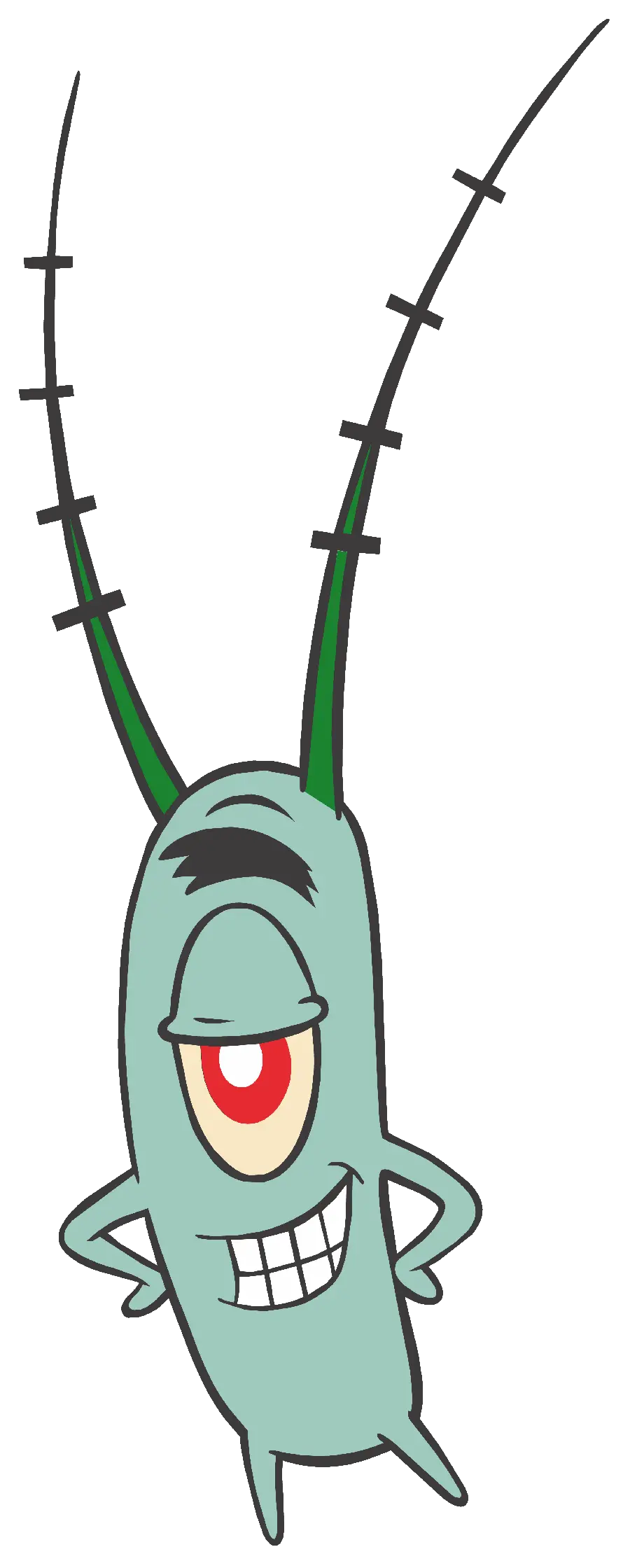 Teleported image of Plankton character for Inshot and Photoshop 
