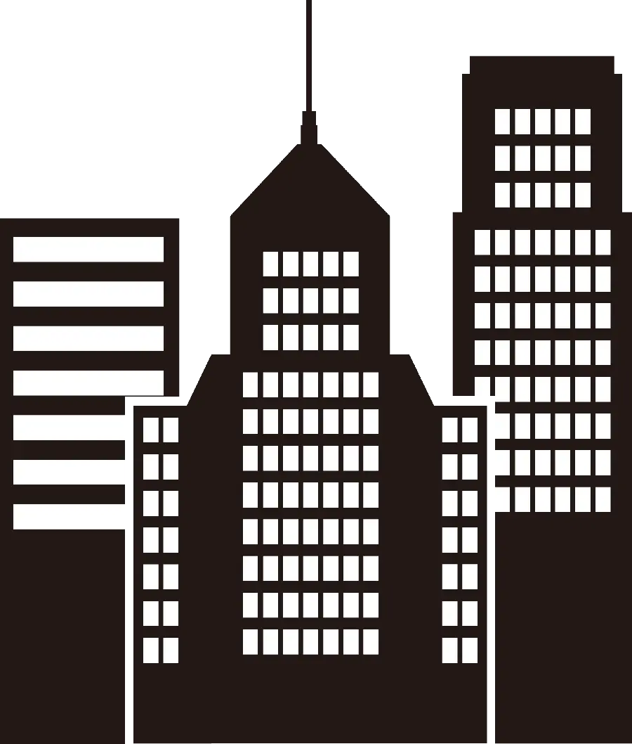 Free Download of Big City and Tall Buildings PNG Cutout Image