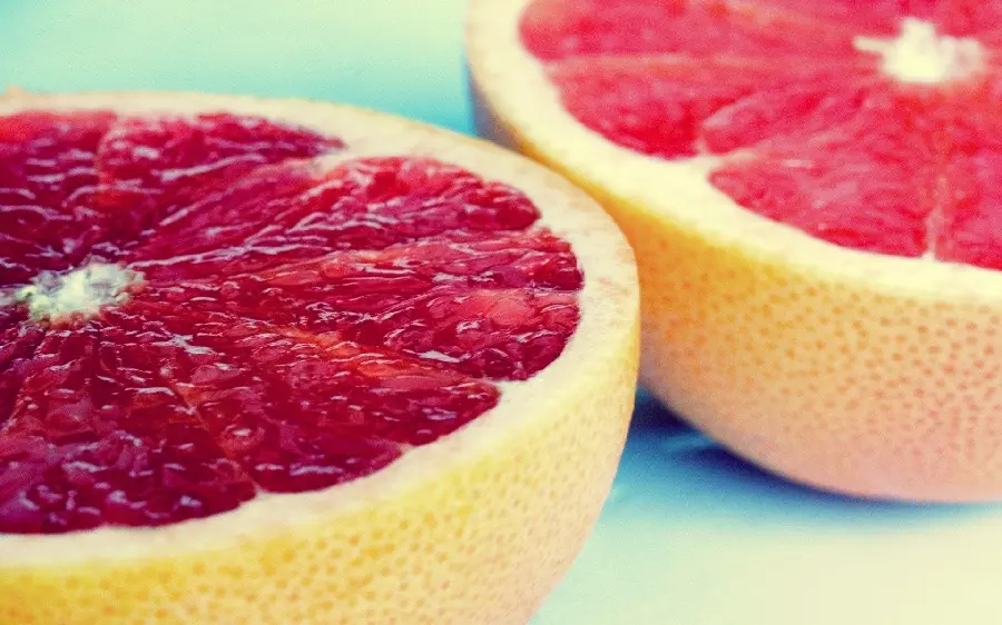 A charming and pleasant picture of grapefruit, a delicious and useful fruit