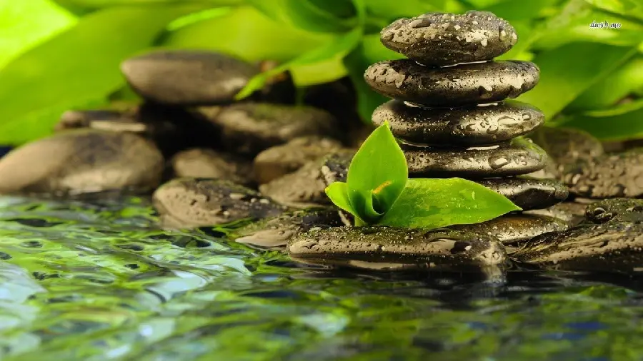 Wallpaper suitable for printing famous dreamy nature Zen painting 