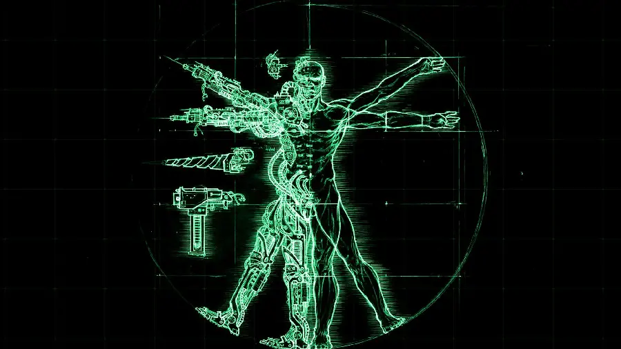 Animated Stock Photo of the Human Body by Leonardo da Vinci