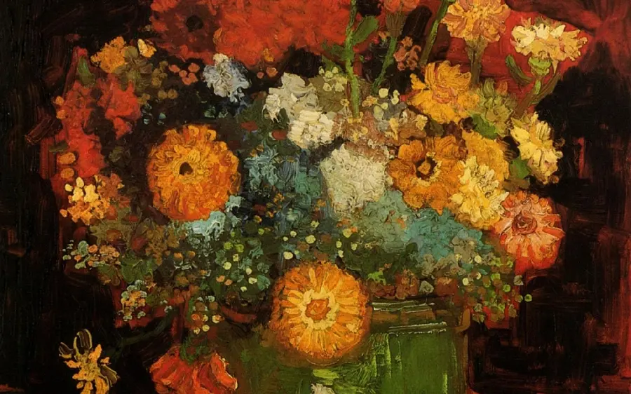Sunflowers painting by the famous painter Vincent Van Gogh