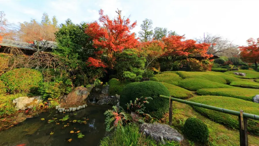 Beautiful philosophical image of Zen nature, very famous in Japan 