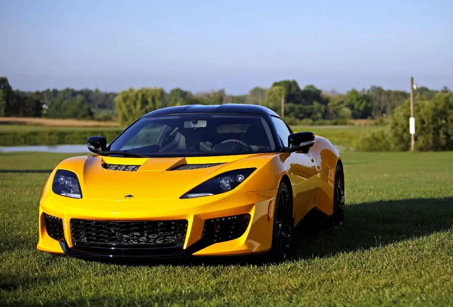 The most beautiful picture of yellow Lotus car with original Full HD quality