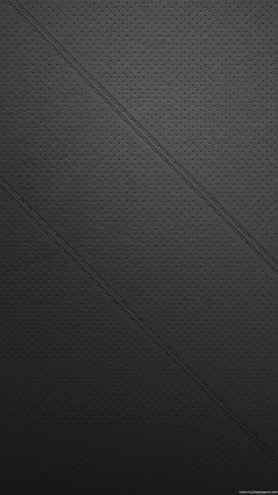 Gray polka dot pattern wallpaper with two rows of diagonal dashed lines