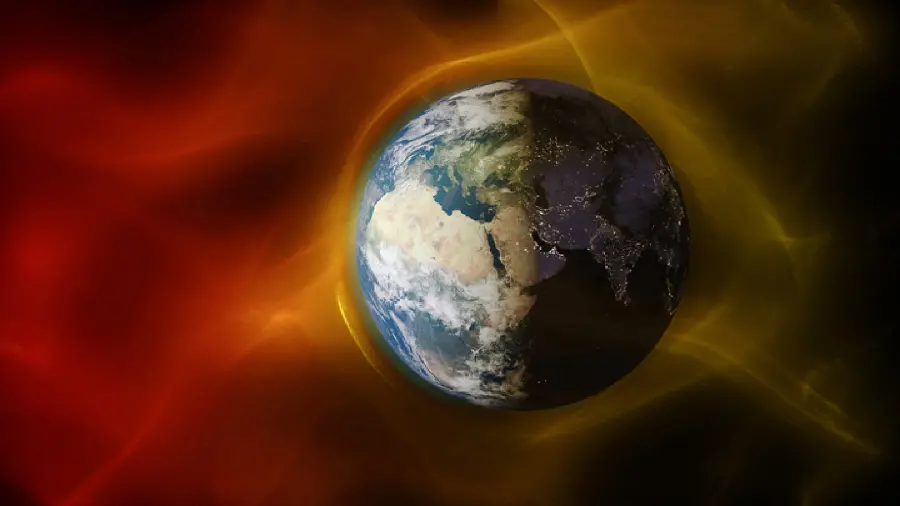 The newest image of the Earth's magnetic field energy center 