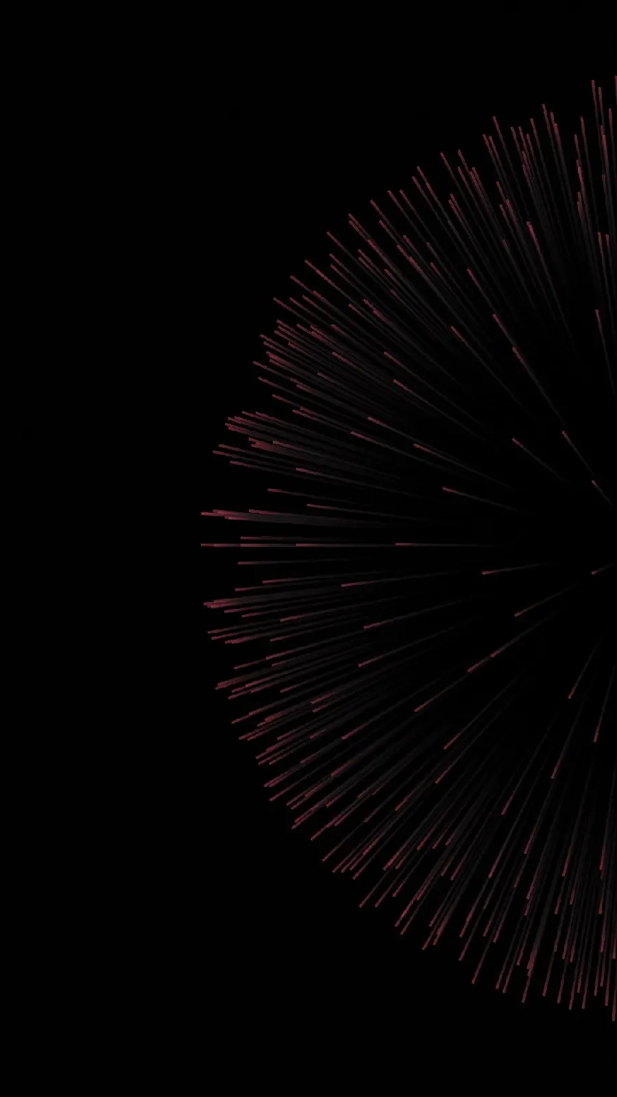 A very interesting picture of purple fireworks in the sky 