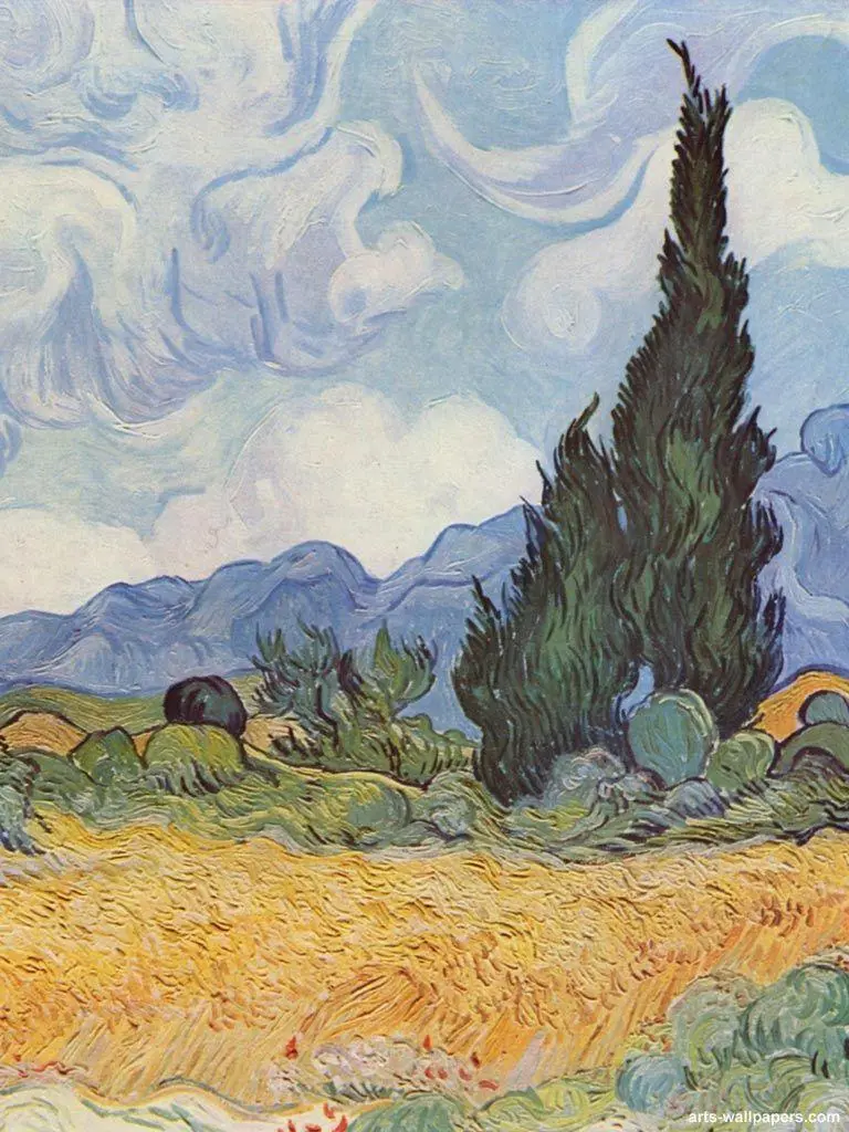 Download the completely free wallpaper of one of the works of Vincent van Gogh, the Dutch painter 