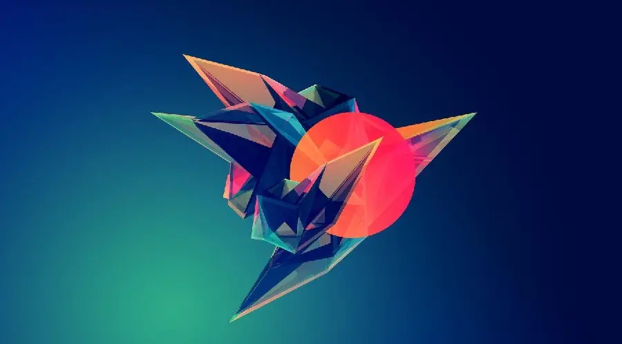 Download 3D abstract image made with technology