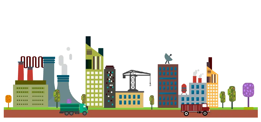 Free and Full HD Download of Big City PNG Cutout Image