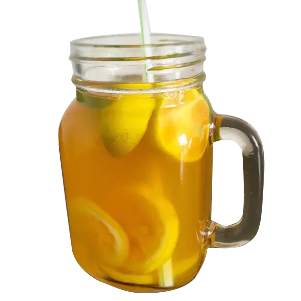A very beautiful picture of lemonade with a beautiful glass