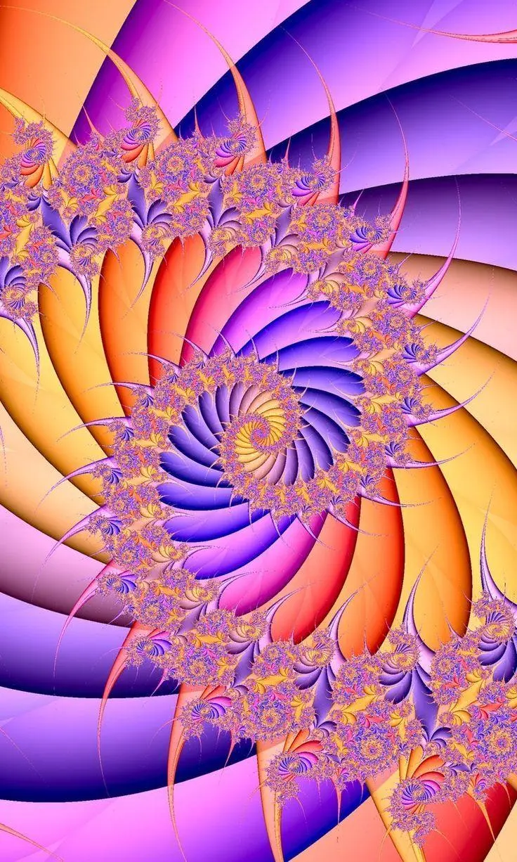 Download the most interesting fractal graphic design photo 