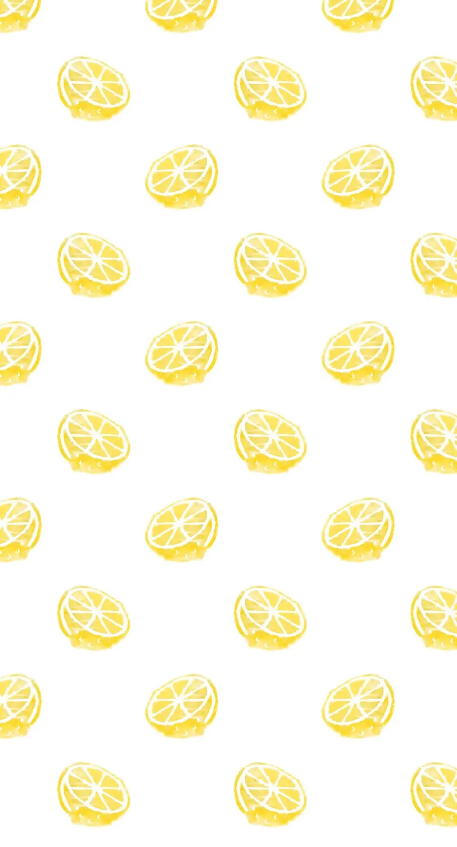 Cute background image suitable for mobile and phone of yellow lemons
