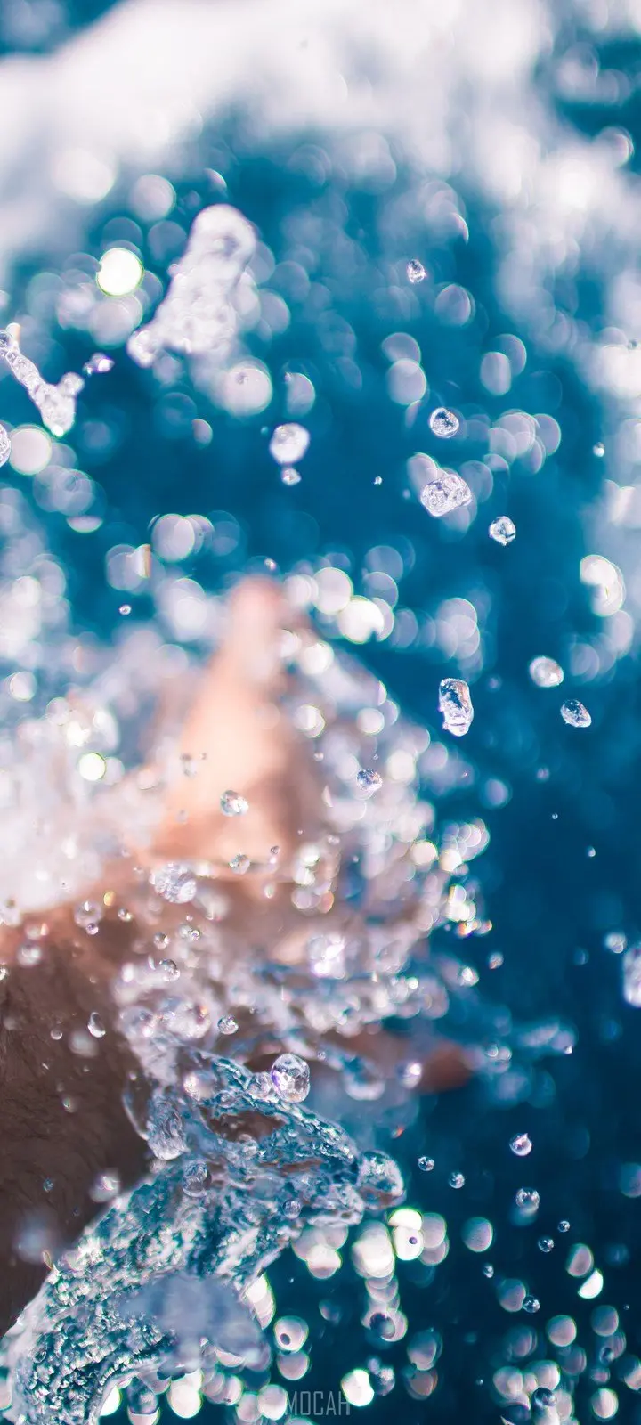 Amazing Stock Photo of Sunset and Water Drops