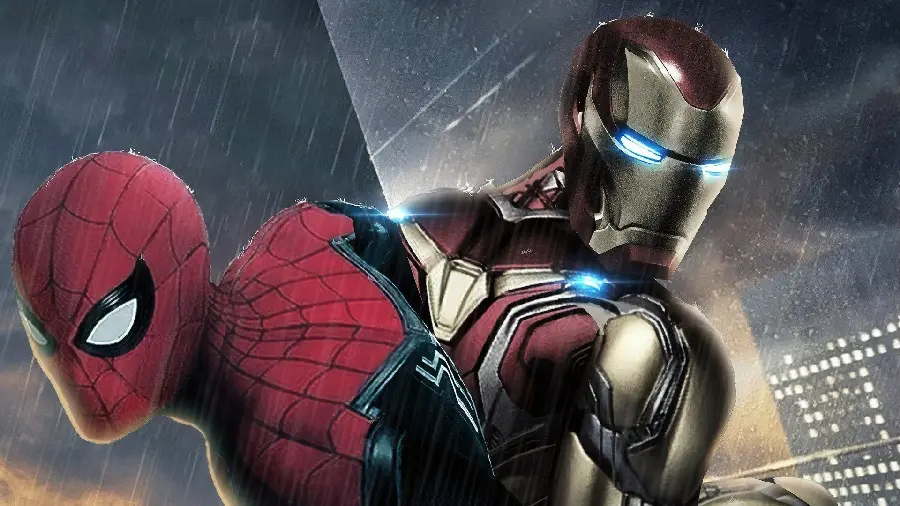 A charming image of Spiderman and Iron Man suitable for profile 