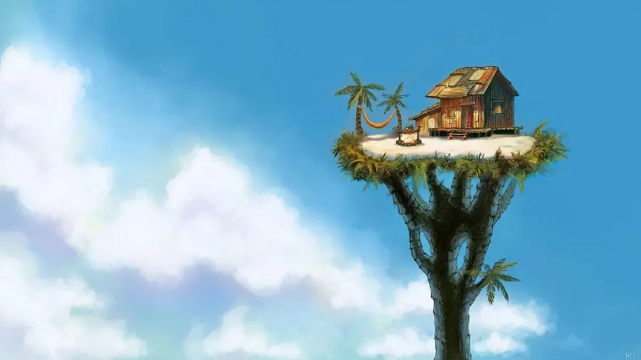 High quality dreamy digital painting image 