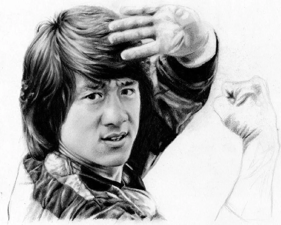 Stock photo of Jackie Chan and the nickname Little Jack and training in other martial arts styles such as karate and judo and taekwondo and Jiu-Kun in early life