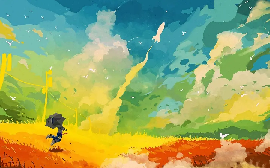 Illustration of multicolored clouds abstract art unrecognizable no form or shape in the world