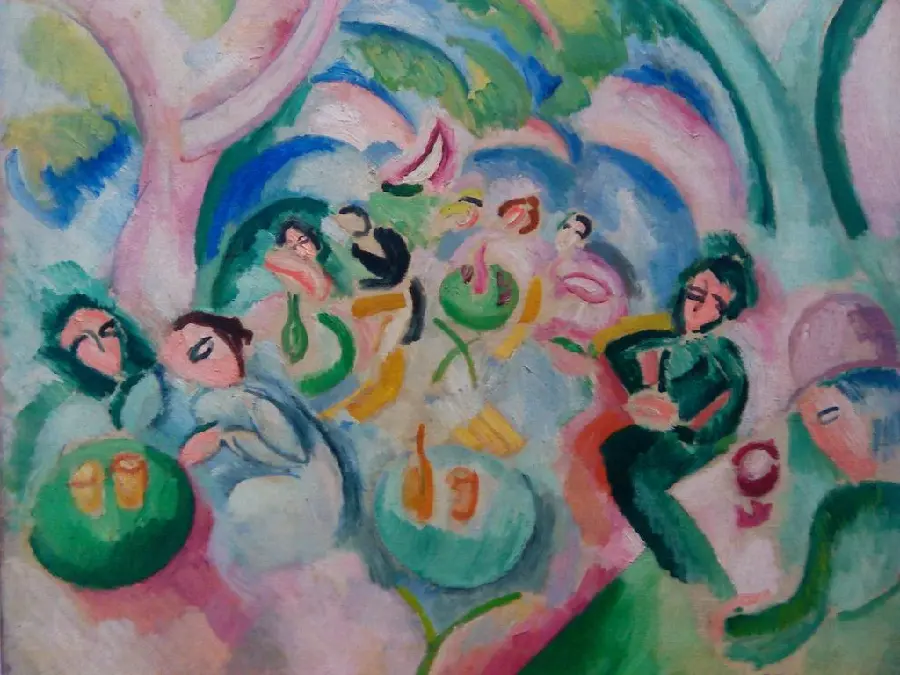 Photo of a spectacular and conceptual Fauvism painting for free download 