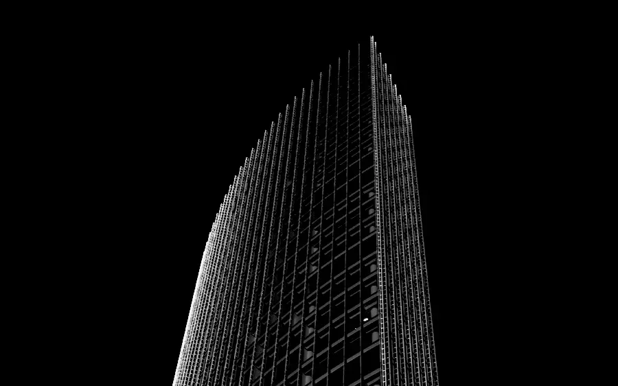 Amazing wallpaper of a large building with bright lights