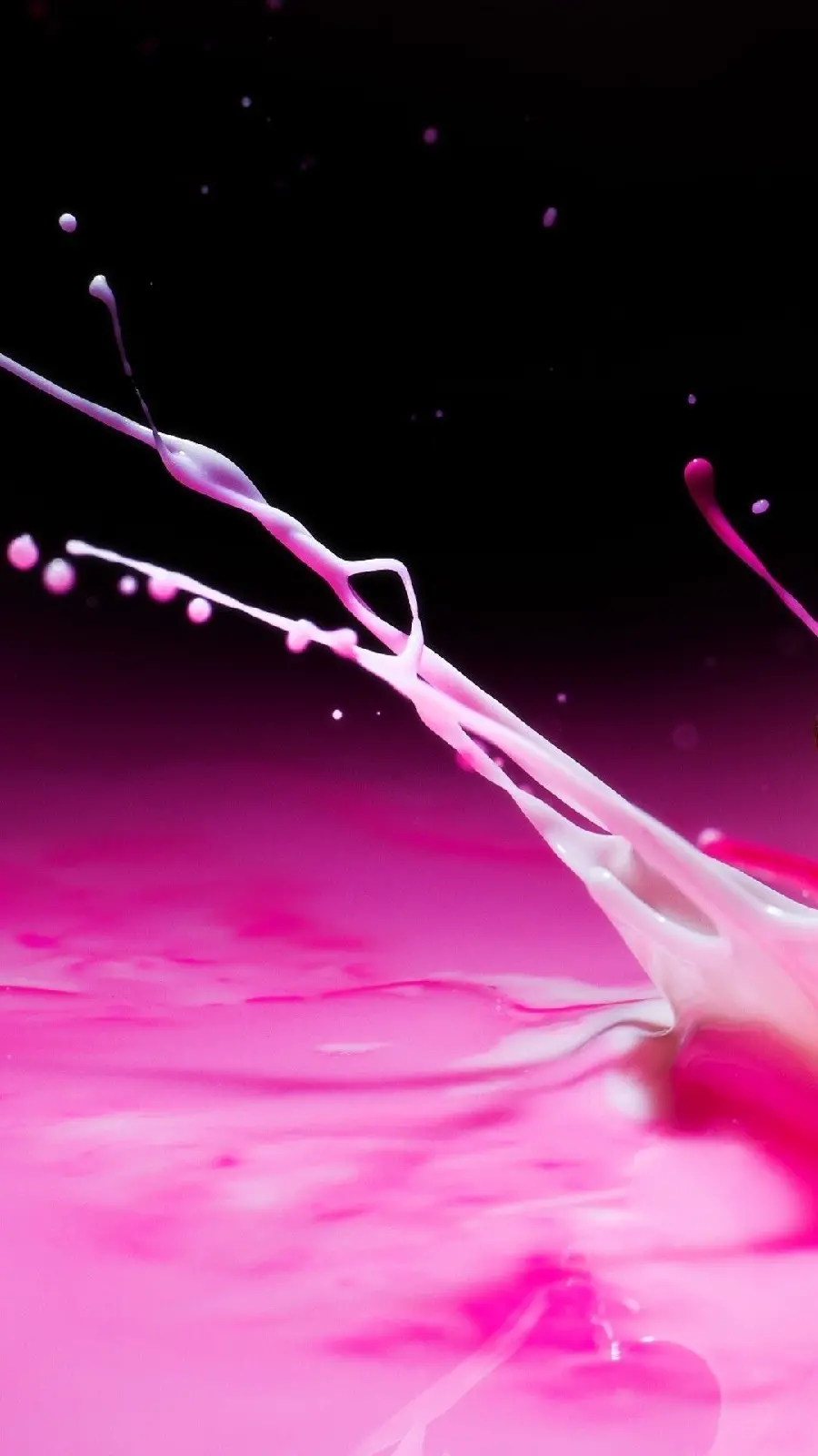 The most interesting abstract iPhone background with cute pink liquid design