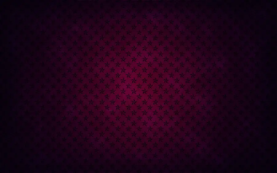 Picture of a pattern of tiny black stars with a magenta background