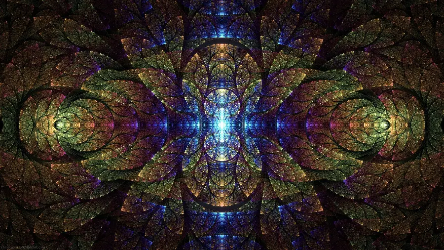 Full HD stock image, fractal, spectacular art in mathematics 