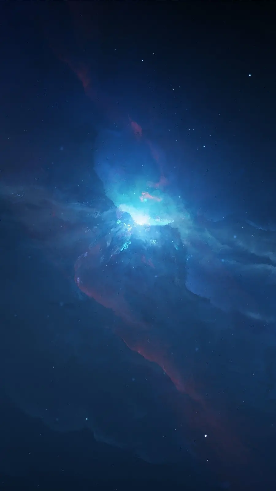 Unique and spectacular wallpaper of the gloomy sky with blue clouds