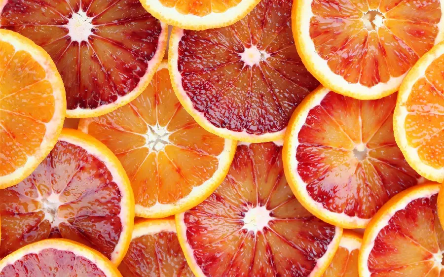 Beautiful high quality image of grapefruit and blood oranges