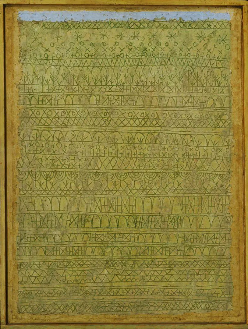 Pastoral Rhythms by Paul Klee, a Swiss painter of German nationality