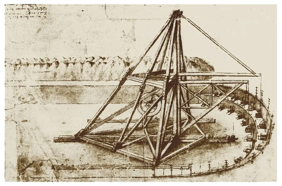 Innovative designs for weapons such as steam cannons and flying machines and armored vehicles