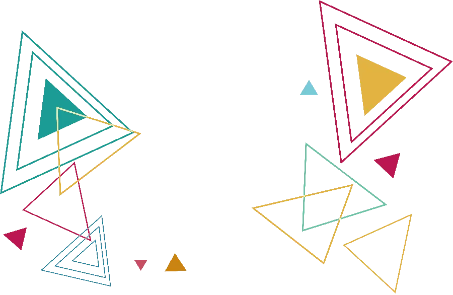 The most popular post and story template with a lovely colorful triangle design