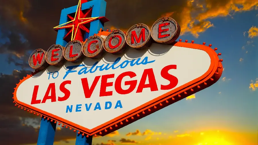 A cool stock image of the welcome sign in Las Vegas, USA