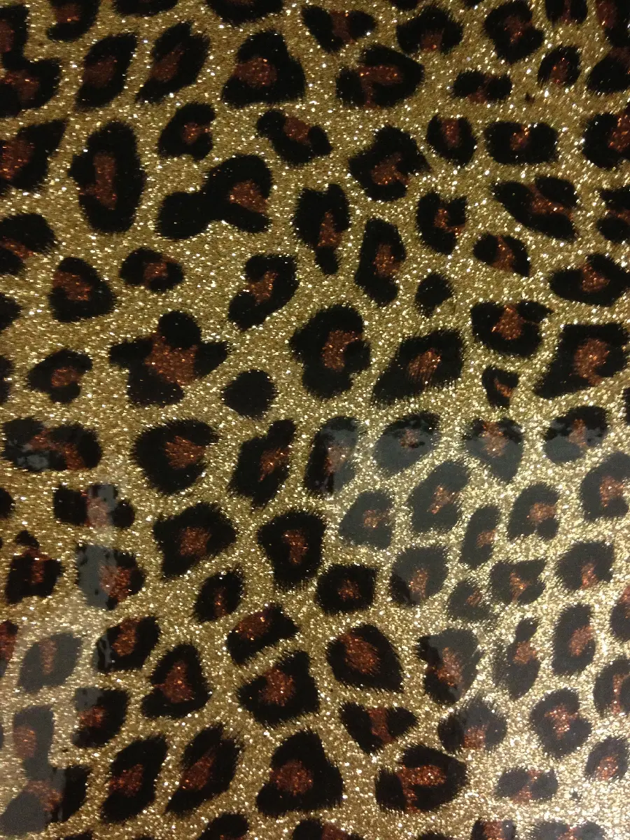 Unique wallpaper And a view of the Nescafe leopard pattern 