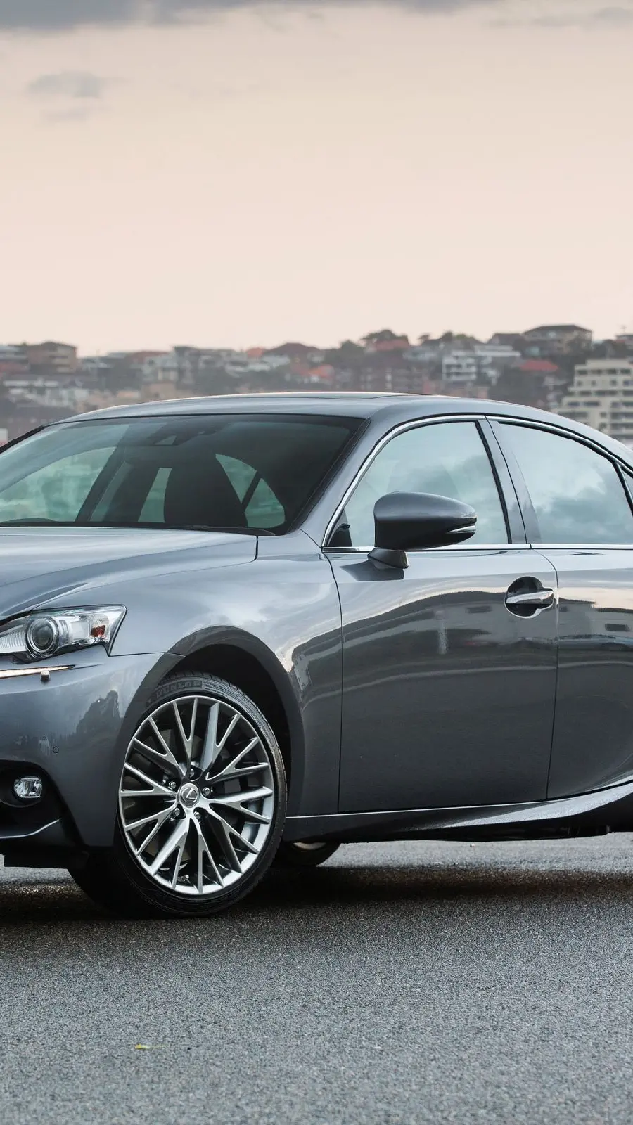 Stylish car wallpaper Lexus in the open air without editing for Apple 