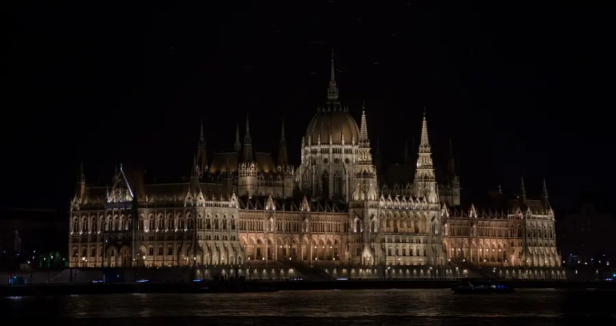 Profile photo of a magnificent historical church at night for Telegram and WhatsApp