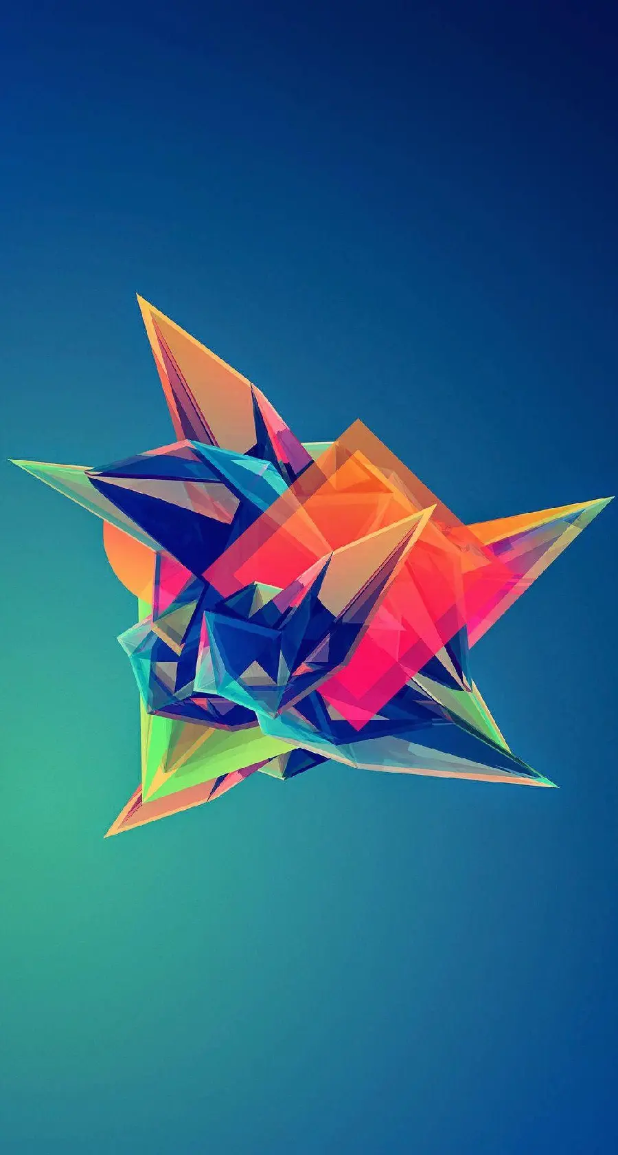 Creative Abstract Photo with Happy Colors for Phone