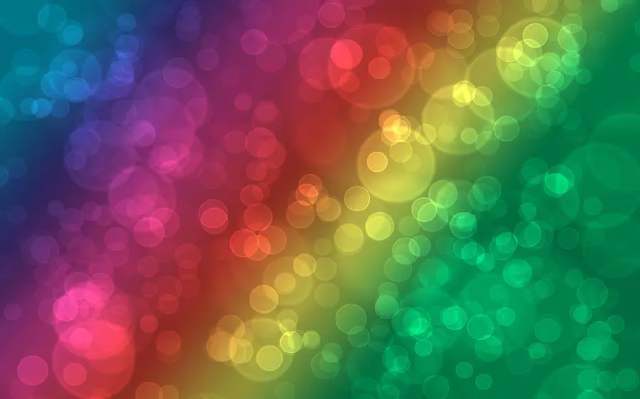 Abstract background photo bRainbow Bubbles Wallpaper for Mobile 
