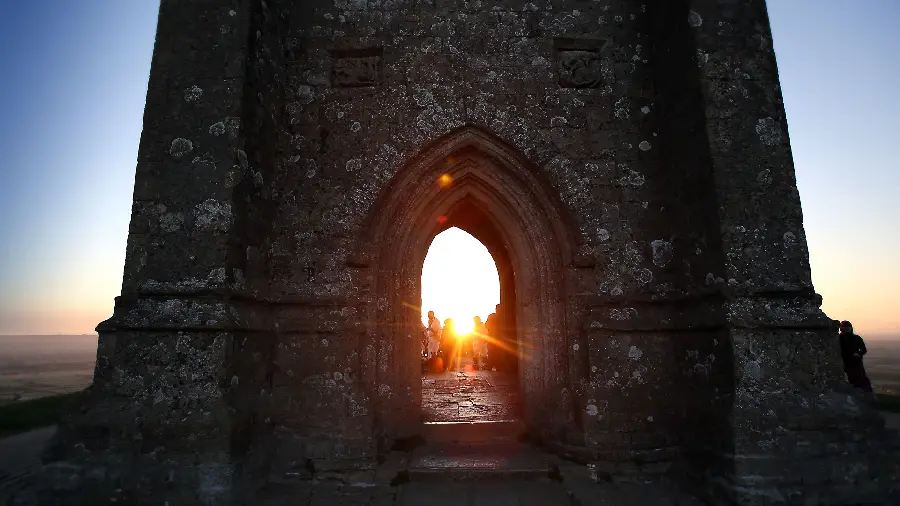 Amazing and beautiful background of a spectacular sunset 