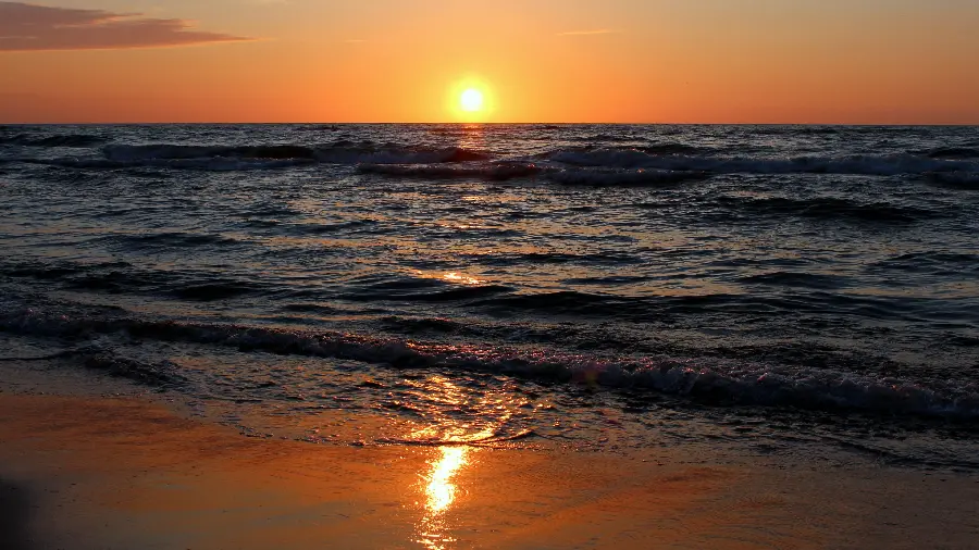 Very good and spectacular wallpaper of a charming sunset with excellent quality 