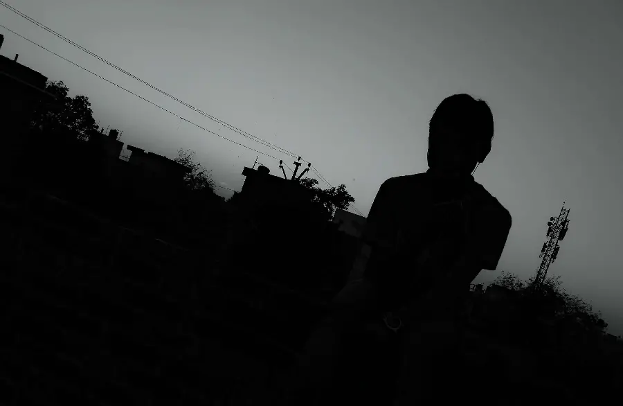 Download dark and sad profile picture of a lonely boy