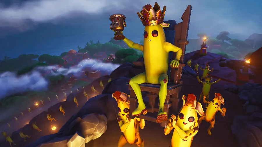Interesting and fantasy banana photo with 4k quality for desktop background 