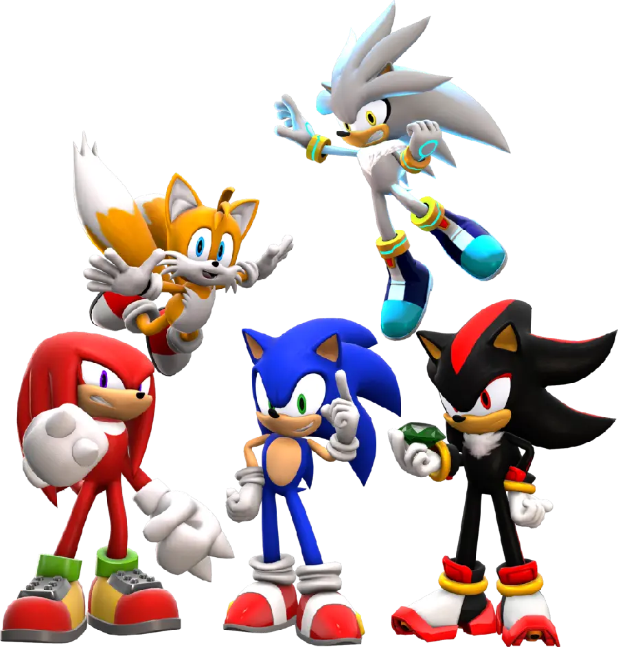 Amazing and spectacular background From Sonic the Hedgehog and his friends 