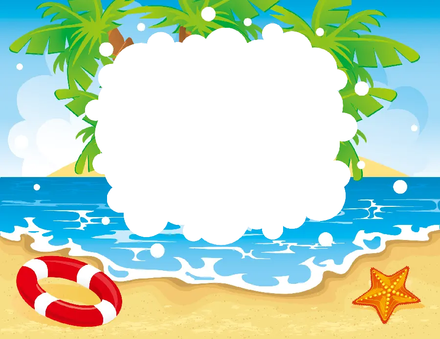 A very beautiful image of the Hawaiian beach icon with excellent quality 