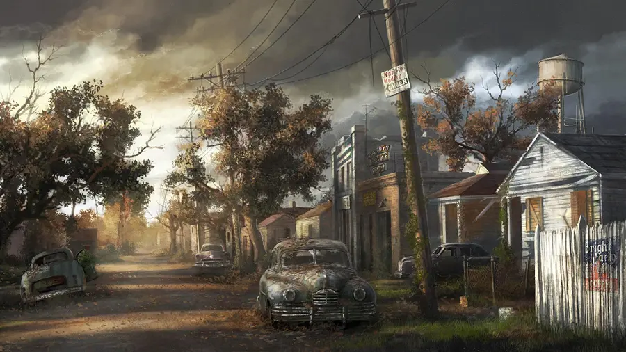 Download Full HD Graphic Image of Scary Abandoned City 