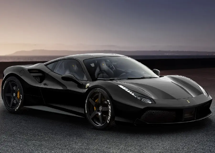 Beautiful and attractive new Ferrari car wallpaper in black for laptop