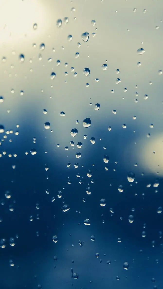 Emotional girly background with a high-quality raindrop glass design