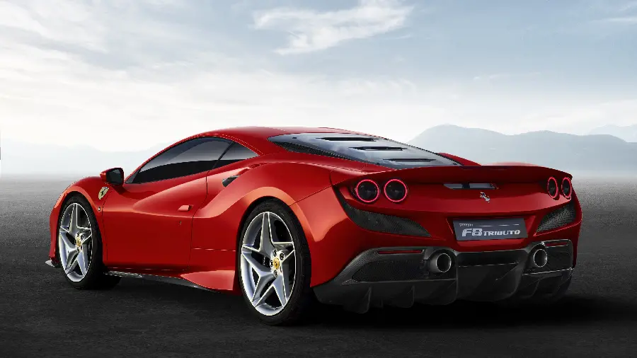 Unique and interesting wallpaper of a red foreign car with high quality 
